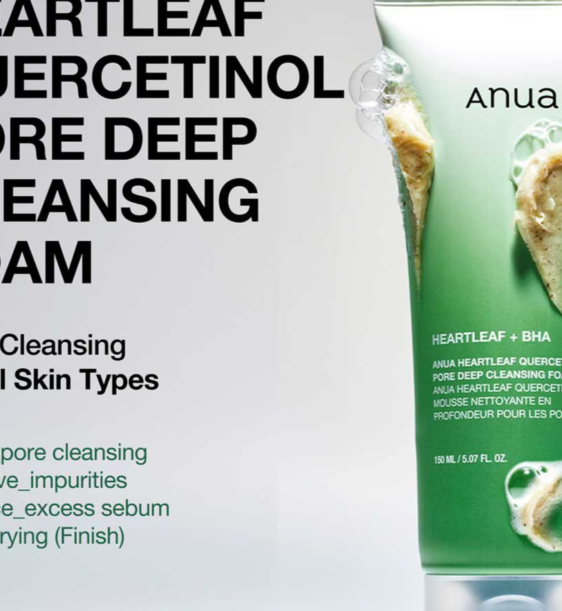 ANUA Heartleaf Pore Deep Cleansing Foam