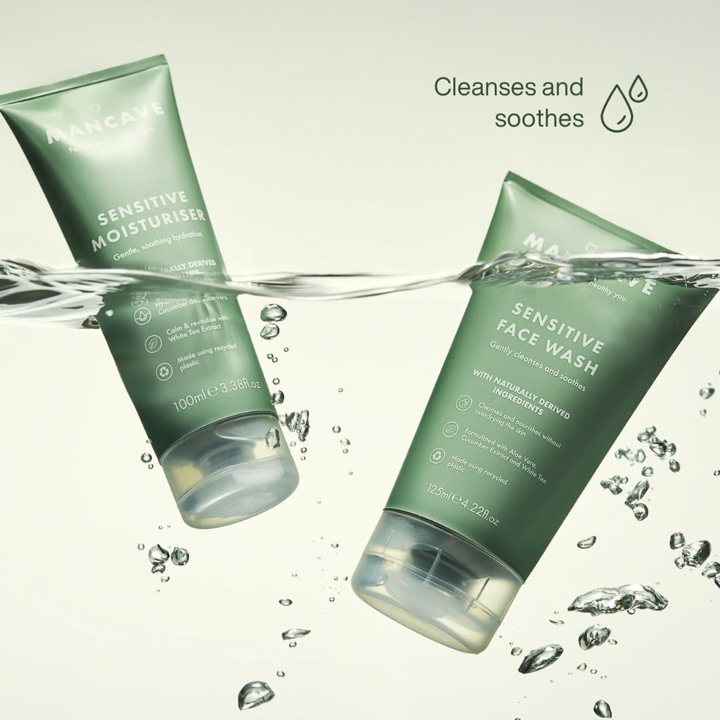 Mancave Sensitive Face Wash 125ml