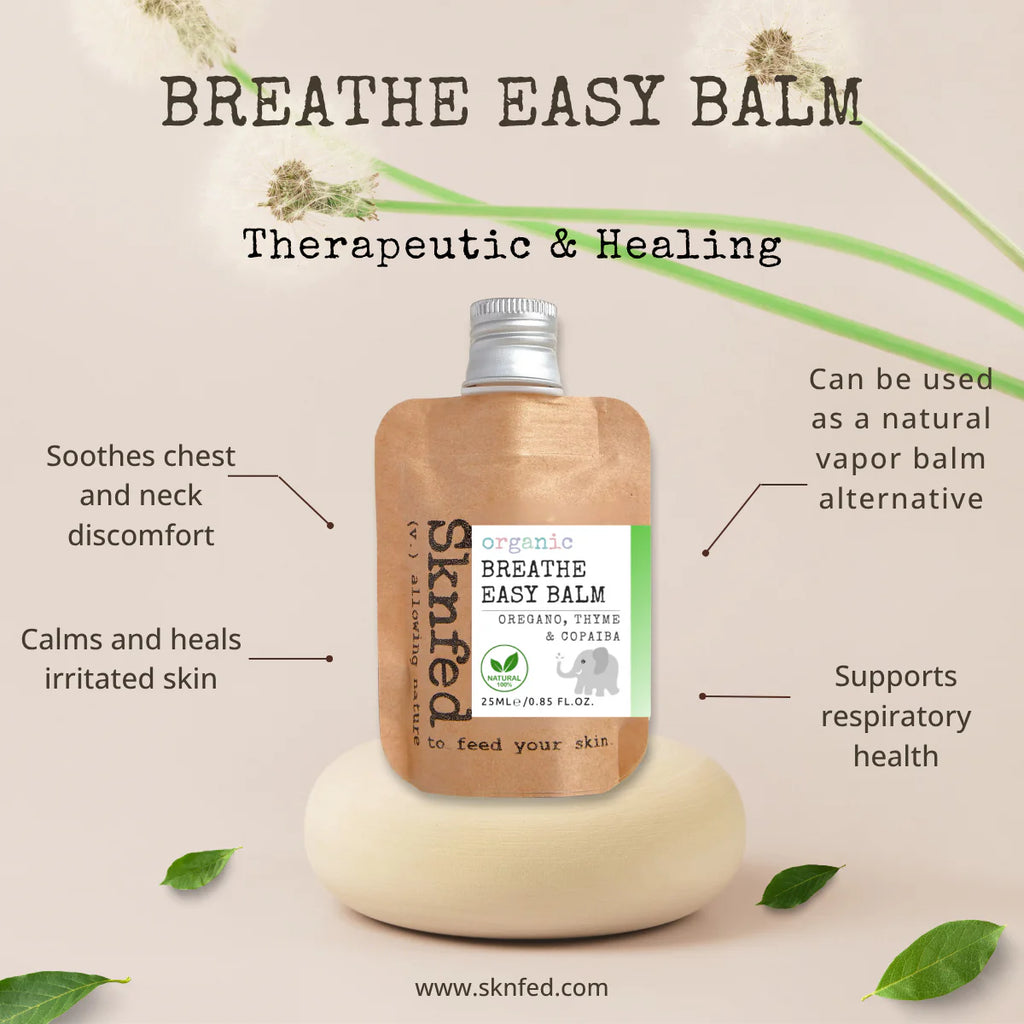 SKNFED ORGANIC BREATHE EASY BALM